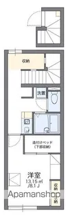 レオパレスクレオ【2階】の間取り