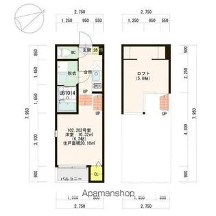 LA SELVA【2階】の間取り