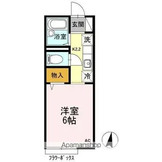 メゾンシーナ【1階】の間取り