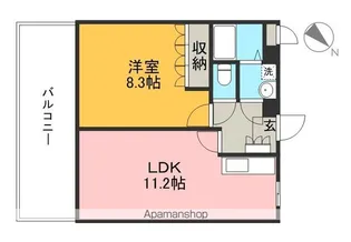 ベイサイドパレス横浜【1階】の間取り