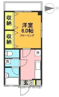 メゾンドブローニュ東松原【201号室】の間取り