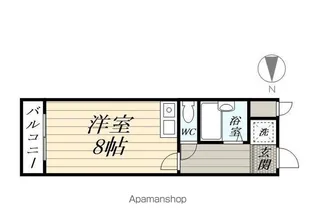 ポンデロッサ鶴見Ⅱ【308号室】の間取り