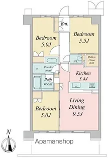 トラープランド蒼麗館【1階】の間取り