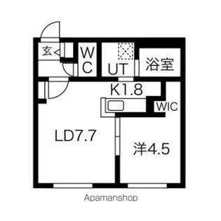 ASTER NANGOⅦ(アステールナンゴウナナ)【2階】の間取り