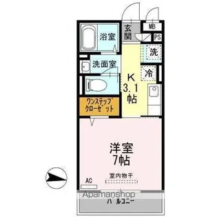 セジュール パーク【3階】の間取り