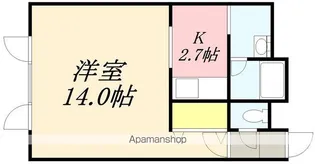 ラルジュ【102号室】の間取り