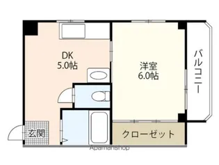 第一ラックビル【301号室号室】の間取り
