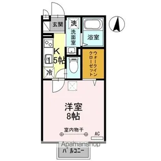 ウィルモアK・Ⅱ【1階】の間取り