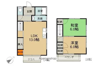 広島県広島市西区庚午北1丁目【一戸建】の間取り