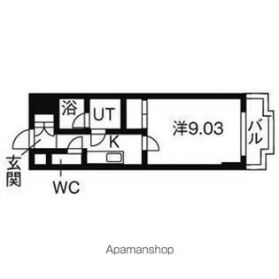 パレ・ミレニアム【3階】の間取り