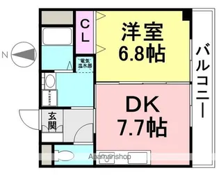 エピセ・ドゥ昆陽【303号室】の間取り