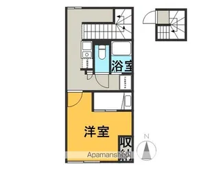 レオパレス南問屋【202号室】の間取り