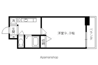 ザ・ブセナ稲荷新道【402号室】の間取り