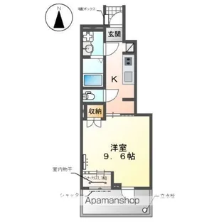 WIN2026【102号室】の間取り