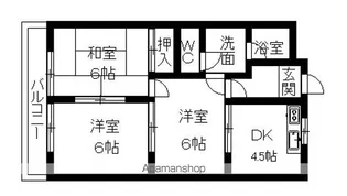 ファインマンションⅠ【1階】の間取り