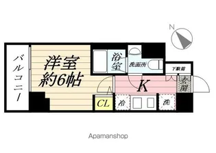 SHOKEN RESIDENCE横浜鶴見Ⅳ【402号室】の間取り