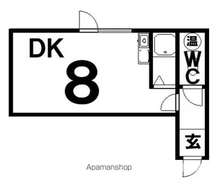 ハウスドルフィン【2階】の間取り