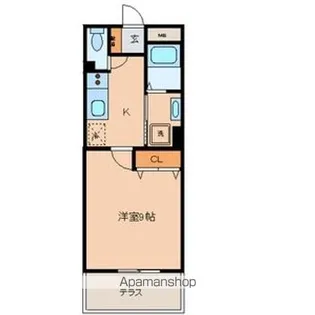 アーバングランツ三重【202号室号室】の間取り