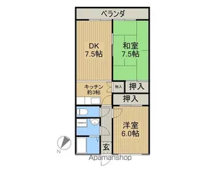 キャッスルワン【3階】の間取り