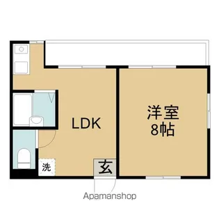 メゾン東【302号室】の間取り