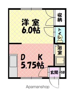 ブレンドハイツ【103号室】の間取り