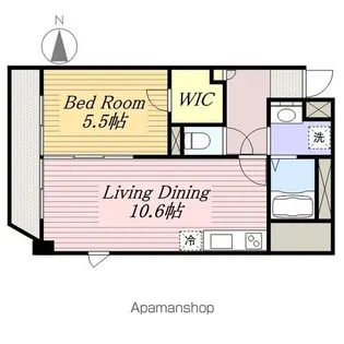 千葉県千葉市中央区新町【マンション】の間取り