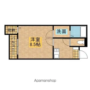 クレフラスト文芸大【1階】の間取り