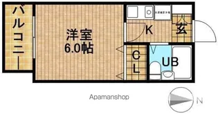 コーポスプリング【3階】の間取り
