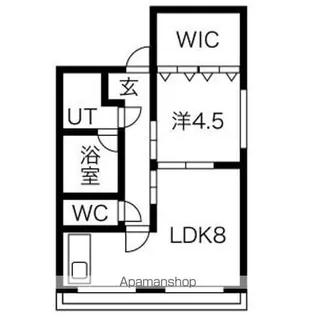 アレーズ岐阜北A棟【4階】の間取り
