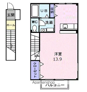 カリーノ【2階】の間取り