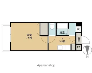 シェルグランデ土樋【2階】の間取り