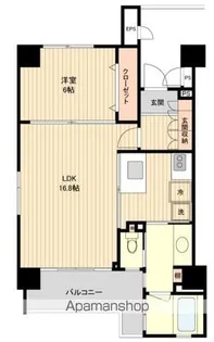 アーバンレジデンス勾当台【5階】の間取り