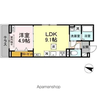 ウィズ【1階】の間取り