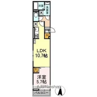 セレスティア小茂根【2階】の間取り