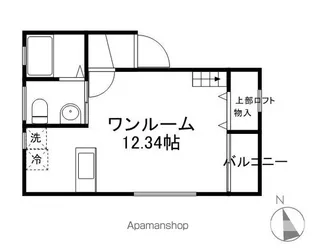 アクティブライン【201号室】の間取り