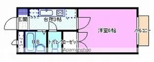 アヴィニールA【2階】の間取り