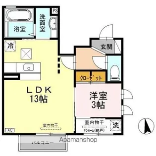 Villa courage(ヴィラ・クラージュ)【1階】の間取り
