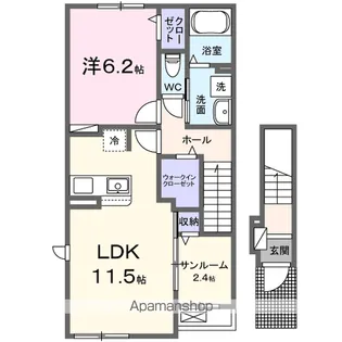 ミライ【2階】の間取り