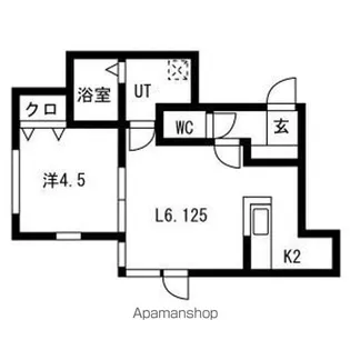 サクシード八軒西Ⅰ【2階】の間取り