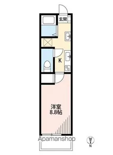 つばめハウス六町【1階】の間取り