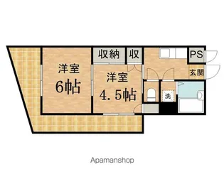 ソシュールM【301号室】の間取り