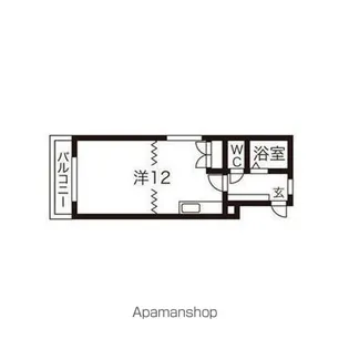 キャンパスビレッジ【501号室】の間取り