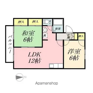 マンハイム前川【2階】の間取り