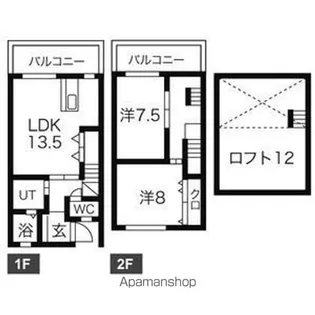 フレグランスダイワ II【1階】の間取り