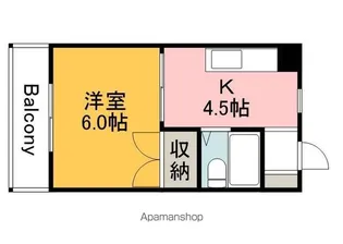 メゾン東雲Ⅰ【503号室】の間取り