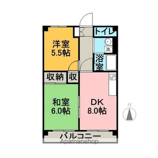 レジデンスアダージオ【3階】の間取り
