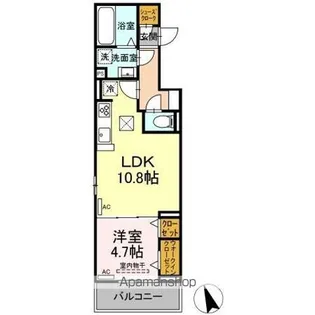 カーサ【1階】の間取り