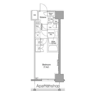 ザ・パークハビオ巣鴨【306号室】の間取り