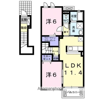 ネオサンライズ【2階】の間取り