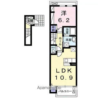 ヒルグランデ【2階】の間取り